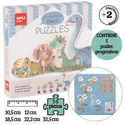 Juego educativo mis primeros puzles dinosaurios