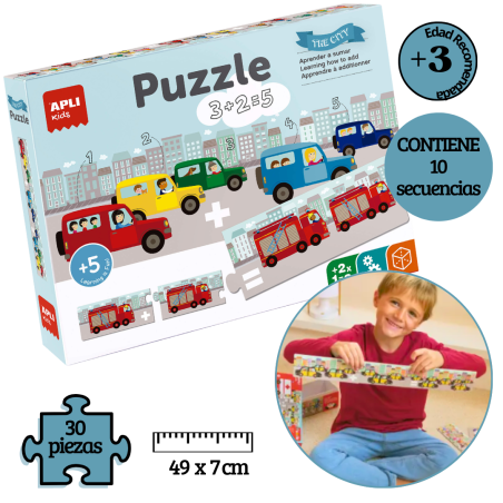 Puzle Sumas Transportes