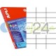 Etiquetas Adhesivas Transparentes Apli 70x37 10H