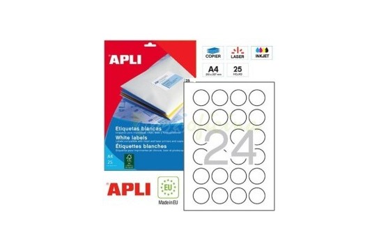 EN CAJA DE 25 HOJAS